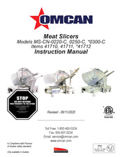 Omcan 41711 Manual De Instrucciones