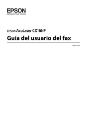 Epson AcuLaser CX16NF Guia Del Usuario