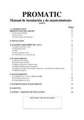 Monarch Eco-MATIC-ESR Serie Manual De Instalación Y De Mantenimiento