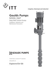 Goulds Pumps ITT DWT Instrucciones De Instalación, Operación Y Mantenimiento