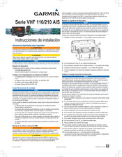 Garmin VHF Serie Instrucciones De Instalación