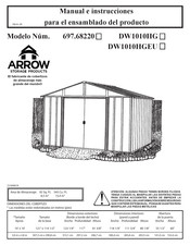 Arrow Storage Products DW1010HG Manual De Instrucciones