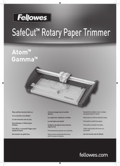 Fellowes SafeCut Gamma A3 Manual De Instrucciones