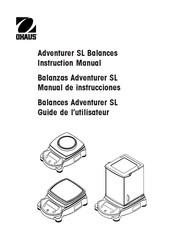 OHAUS Adventurer SL Serie Manual De Instrucciones