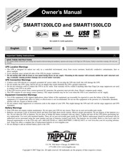Tripp-Lite SMART1200LCD Manual Del Propietário