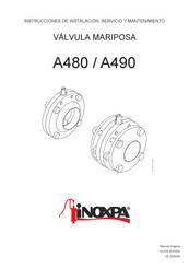 iNOXPA MARIPOSA A490 Instrucciones De Instalación, Servicio Y Mantenimiento