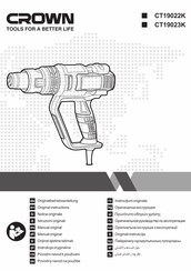 Crown CT19022K Manual Original