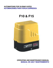 tau F10 Manual De Uso Y Mantenimiento