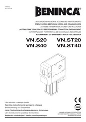 Beninca VN.S20 Libro De Instrucciones Para El Usuario