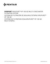 Pentair EVERPURE VIRUPURE VP-100-QC Manual Del Usuario