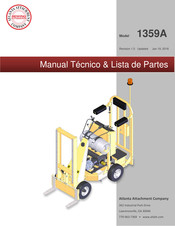 Atlanta Attachment Company 1359A Manual Técnico & Lista De Partes