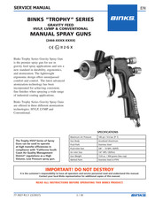 Binks TROPHY 2466-18LV-23SG Manual De Servicio