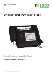 Bender UNIMET 800ST Manual De Manejo