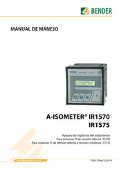 Bender A-ISOMETER IR1570 Manual De Manejo
