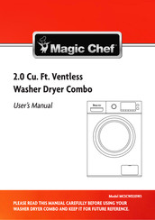 Magic Chef MCSCWD20W3 Manual Del Usuario