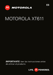 Motorola XT611 Manual Del Usaurio