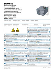 Siemens 3VA9137 - 0HA.0 Instructivo