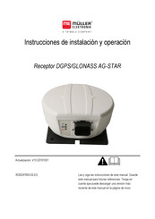 Muller Elektronik DGPS/GLONASS AG-STAR Instrucciones De Instalación Y  Operación