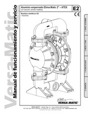 Versa-Matic Elima-Matic 2 Manual De Mantenimiento Y Servicio