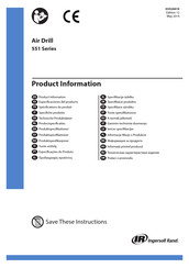 Ingersoll Rand 551S0A-EU Especificaciones Del Producto
