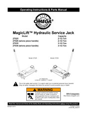 Omega Lift MagicLift 27036 Manual De Piezas E Instrucciones De Funcionamiento