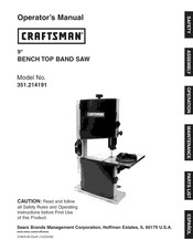 Craftsman 351.214191 Manual Del Operador