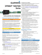 Garmin GPSMAP 7400 Serie Instrucciones De Instalación