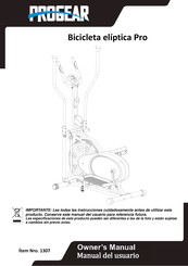 ProGear 1307 Manual Del Usuario