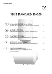 Giona STANDARD Serie Instrucciones Para La Instalación, El Uso, El Mantenimiento