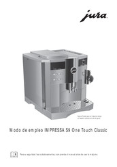 Jura IMPRESSA S9 One Touch Classic Modo De Empleo