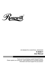 Rosewill R-W320-T Manual Del Usuario