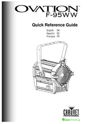 Chauvet Professional F-95WW Guía De Referencia Rápida