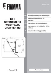 Fiamma H3 Instrucciones De Instalación