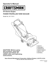 Craftsman 247.77013 Manual Del Operador