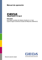 GEDA MULTILIFT P18 P Manual De Operación