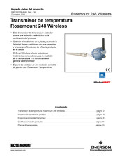 Emerson Rosemount 248 Wireless Hoja De Datos