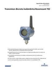 Emerson Rosemount 702 Hoja De Datos