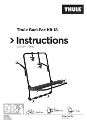 Thule BackPac Kit 18 Manual De Instrucciones