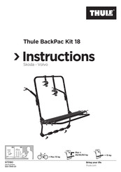 Thule BackPac Kit 18 Manual De Instrucciones