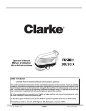 Clarke FUSION 20IX Libro De Instrucciones