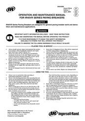 Ingersoll Rand IR45VR Serie Manual De Uso Y Mantenimiento
