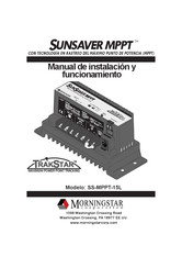 Morningstar SunSaver SS-MPPT-15L Manual De Instalación Y Funcionamiento