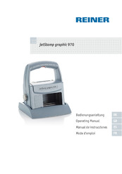 Reiner jetStamp graphic 970 Manual De Instrucciones