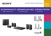 Sony BDV-E2100 Guia De Inicio Rapido
