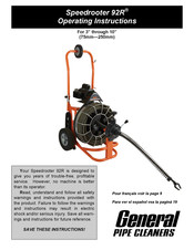 General Speedrooter 92R Instrucciones De Operación