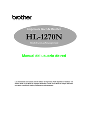 Brother HL-1270N Manual Del Usuario