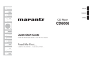 Marantz CD6006 Guia De Inicio Rapido