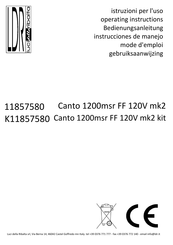 LDR Canto 2000 msr FF Instrucciones De Manejo