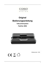 CASO DESIGN FastVac 4004 Manual Del Usaurio