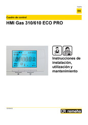 REMEHA Gas 310 ECO PRO Instrucciones De Instalación, Utilización Y Mantenimiento